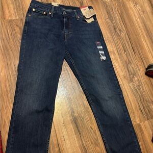 Levi's Men's Straight Jeans in Dark Indigo